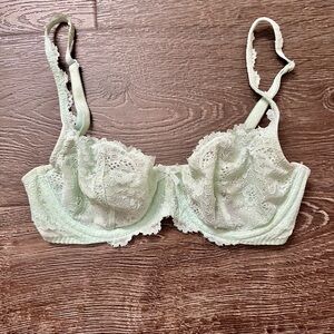 Victoria’s Secret light blue lace Demi bra